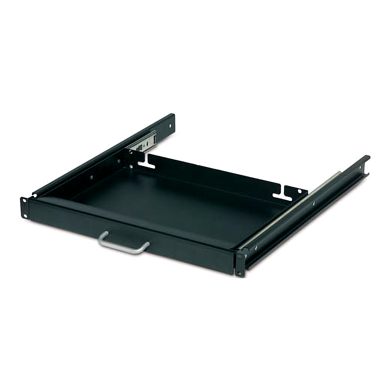 Rack, Schublade, Schubladenführung, Metall, Schwarz