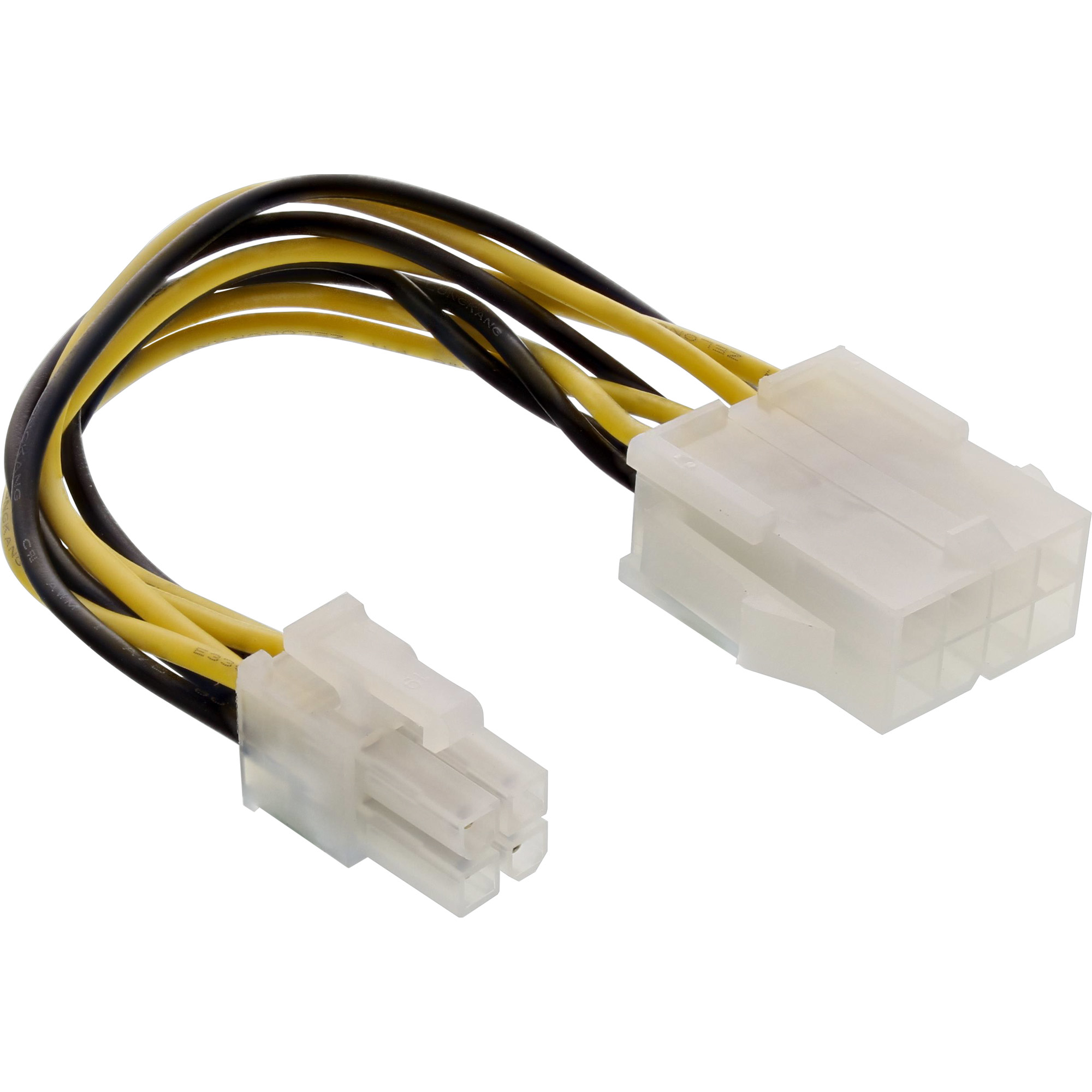 PCU-Kabel, Molex-Stecker, 4-Prachteilig, Gelb-Schwarz, Stromanschluss