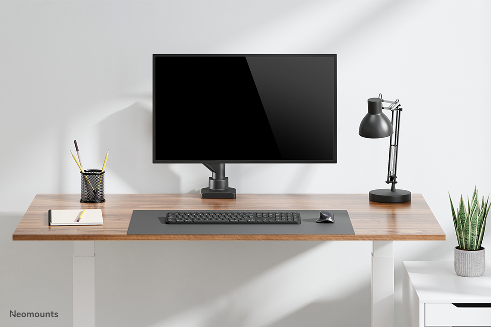 Neomounts Monitor-Tischhalterung - Klemme /Bolzen - 15 kg - 43,2 cm (17 Zoll) - 106,7 cm (42 Zoll) - 100 x 100 mm - Schwarz