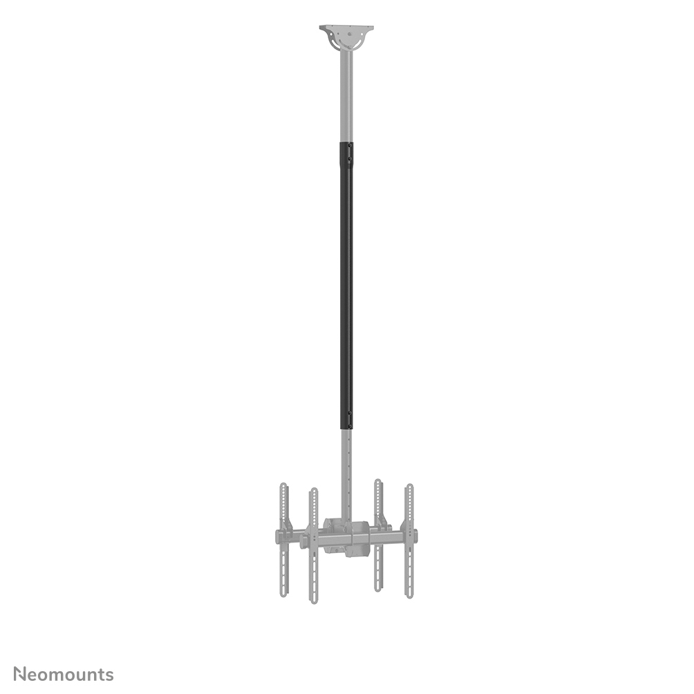 Neomounts Verlängerungsrohr für Deckenhalterung - Verbinder für Verlängerungsrohr - Polklemme - -25,4 mm (-1 Zoll) - -25,4 mm (-1 Zoll) - 100 kg - Schwarz