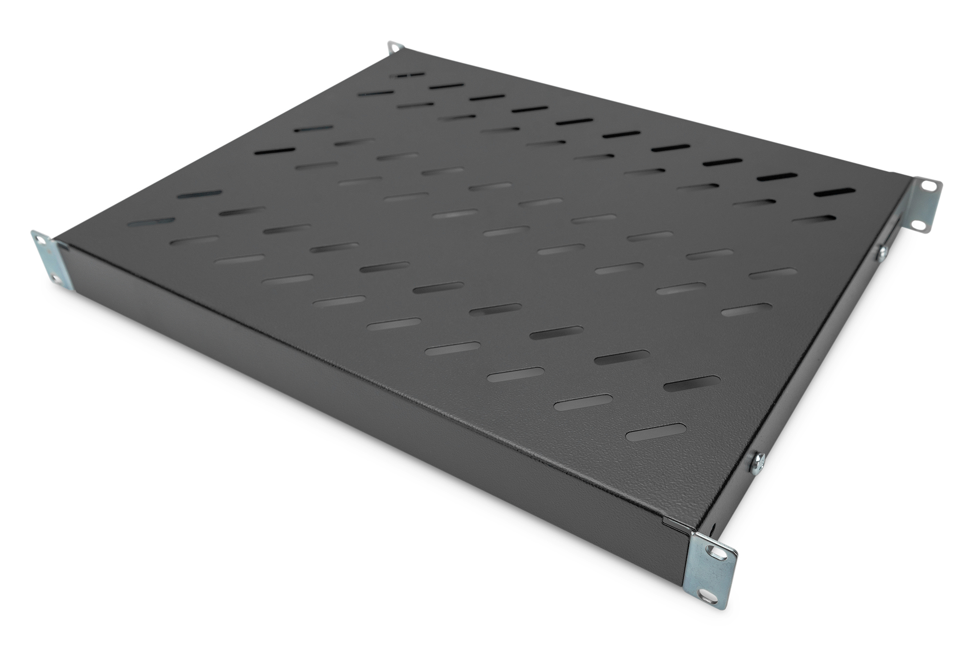 Regal, Metallregal, Schlitzregal, Serverrackablage, Montageplatte