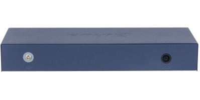 Netzwerkgerät, Metallgehäuse, Blau, USB-Anschluss, Netzwerkanschluss