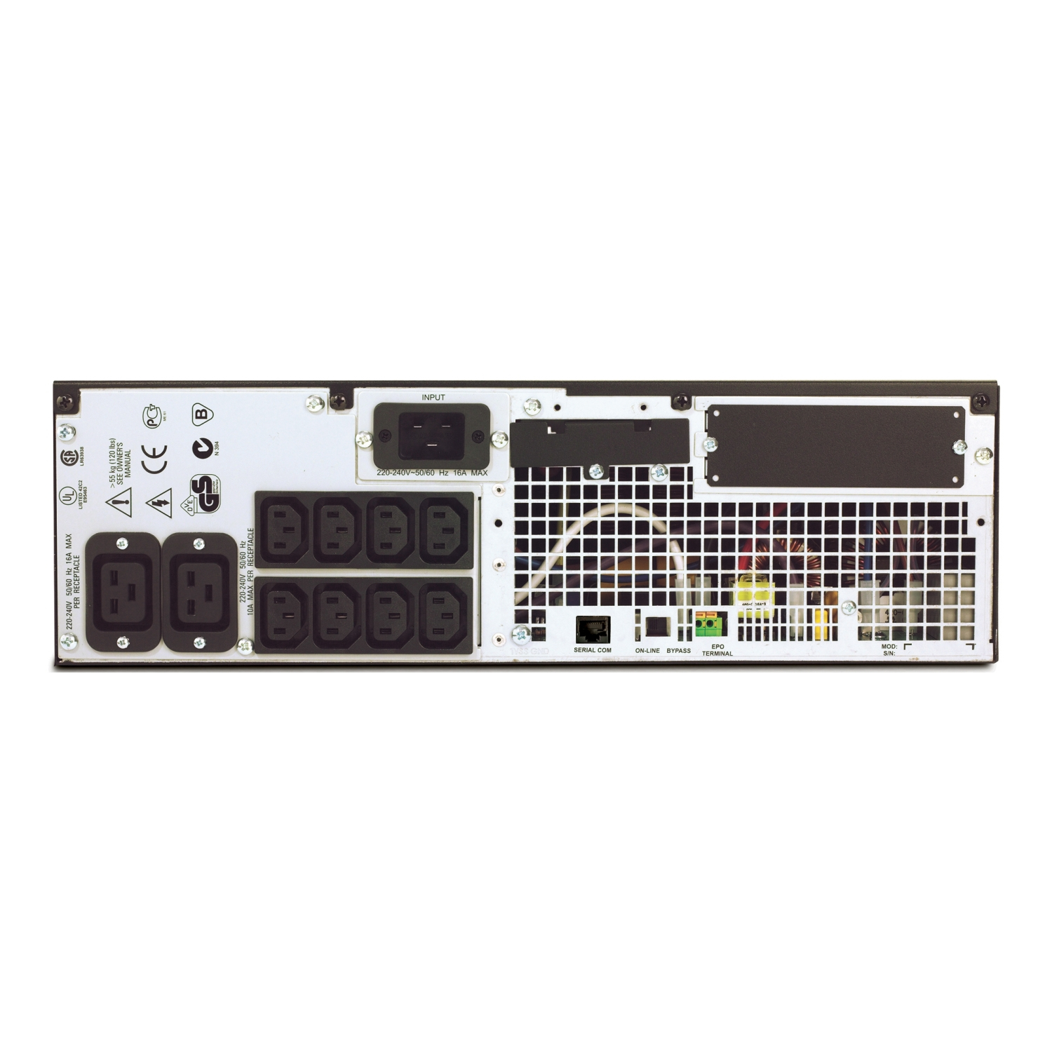 Netzteil, Stromversorgung, Rackmount, Rückseite, Kühlung