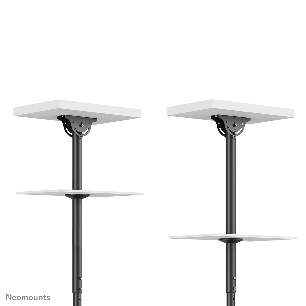 Neomounts TV Deckenhalterung für zwei Bildschirme, neigbar, schwenkbar, drehbar (VESA 200x200) CL35-340BL22