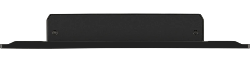 monitor stand, VESA-Halterung, schwarze Platte, Rückansicht, dünnes Profil