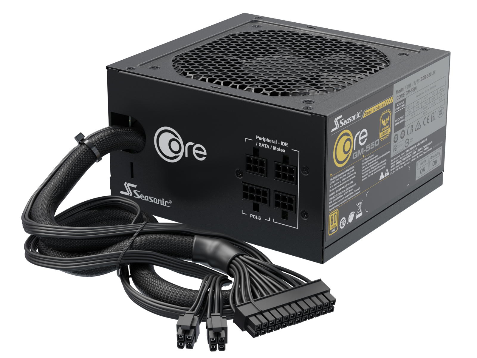 Seasonic G12 GM-650 | 650W | aktiv | 80 PLUS Gold | Semi-Modular