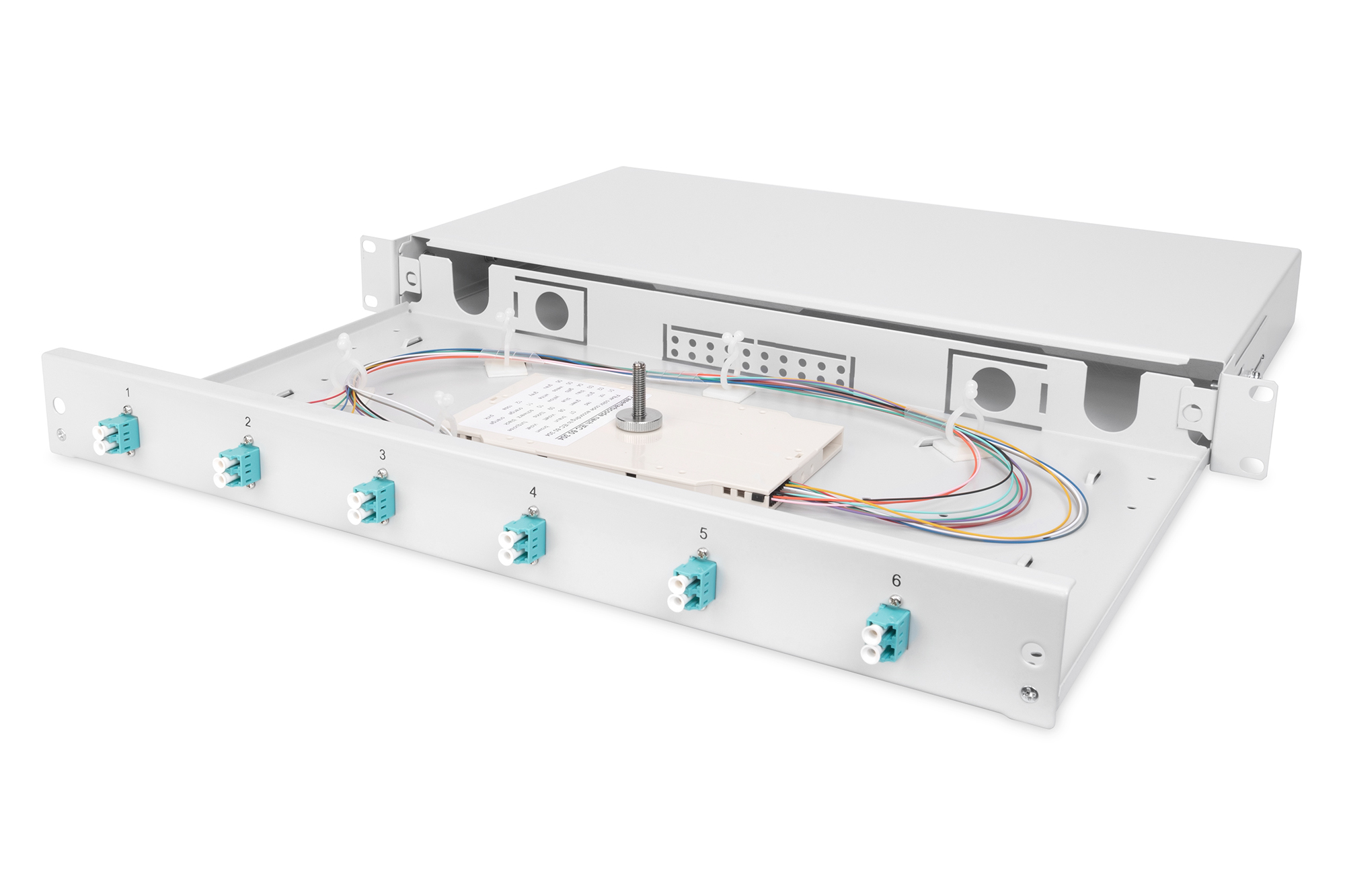 DIGITUS DN-96330/3 LWL Spleißbox, bestückt, LC, OM3