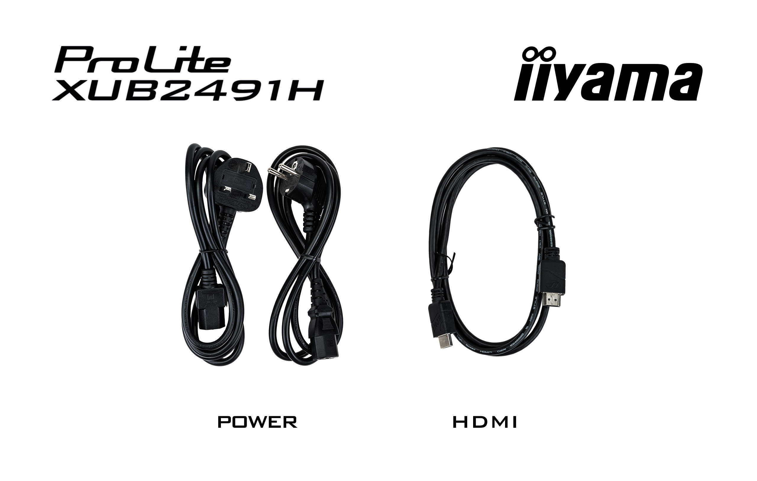 IIYAMA Monitor XUB2491H-B1 Adapter, Elektronik