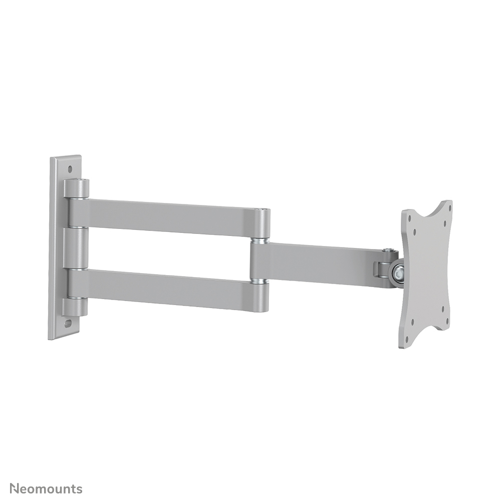 Neomounts TV/Monitor-Wandhalterung - 25,4 cm (10") - 68,6 cm (27") - 75 x 75 mm - 100 x 100 mm - 0 - 20 Grad  - Silber