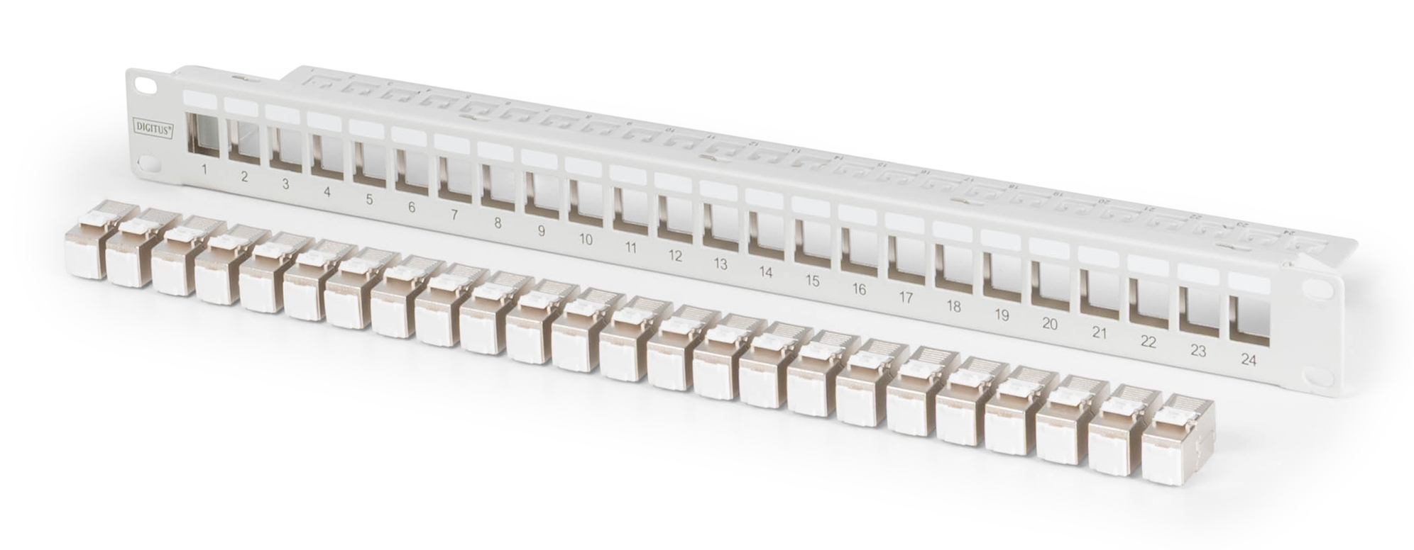 Patch-Panel, Punchdown, RJ45, Keystone, Patch Panel Rack