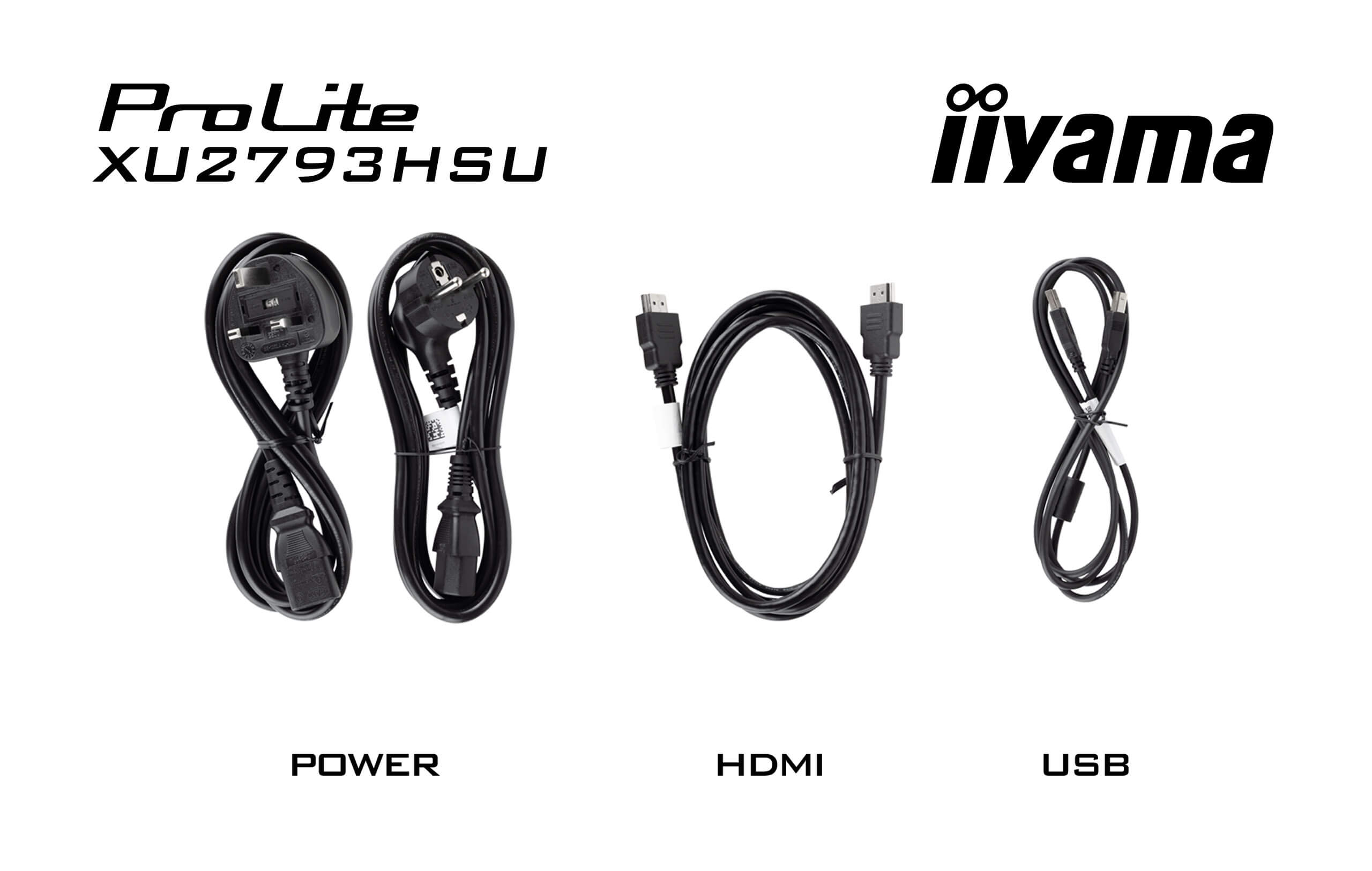 IIYAMA Monitor XU2793HSU-B7 Adapter, Elektronik, Kopfhörer