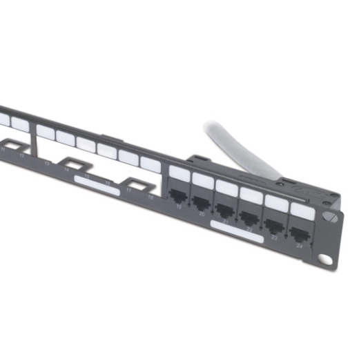 APC AR8451 - Data Distribution 1U Panel, Holds 4 each Data Distribution Cables for a Total of 24 Ports