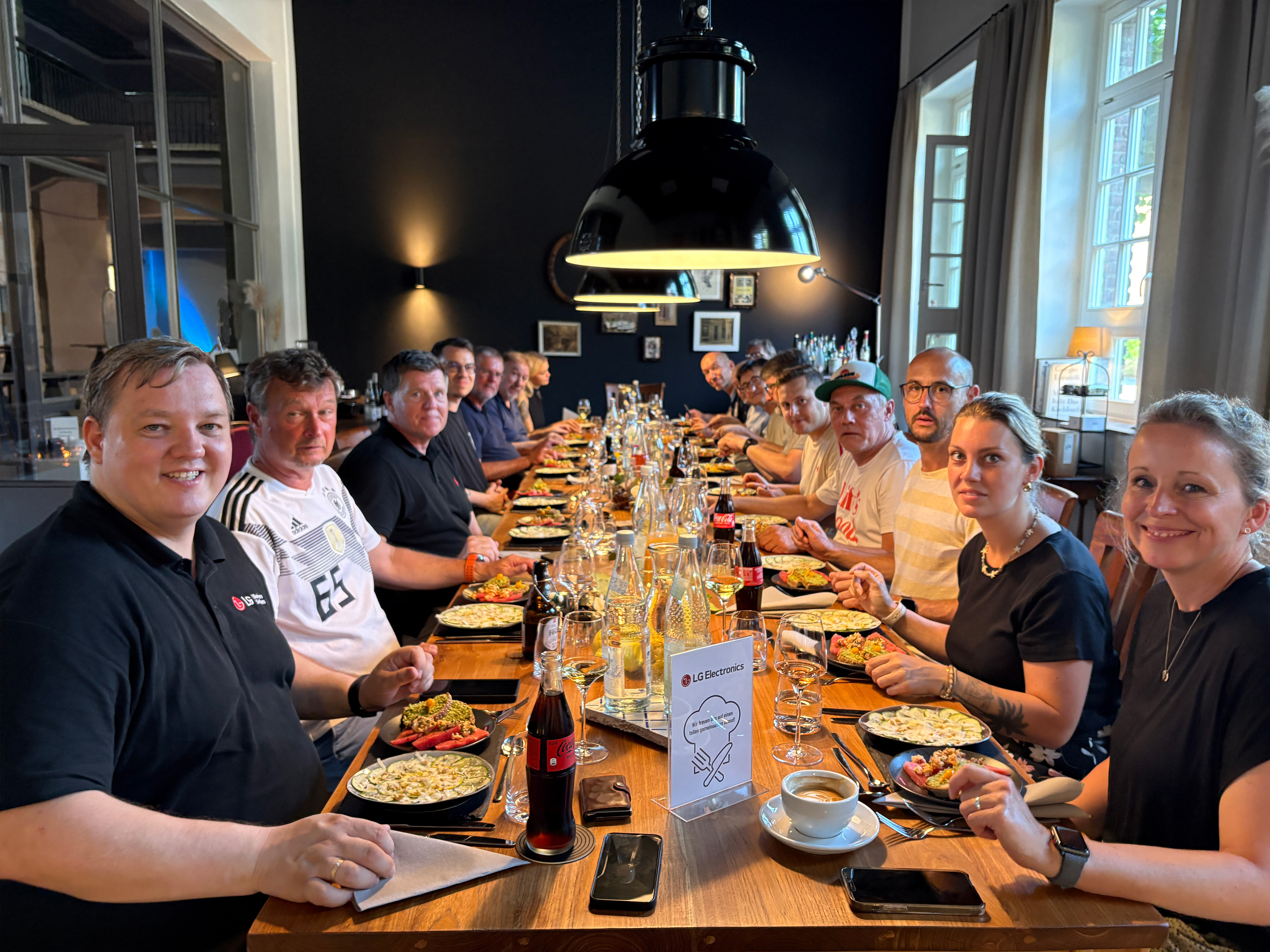 party, group dining, long table, meal, assembly