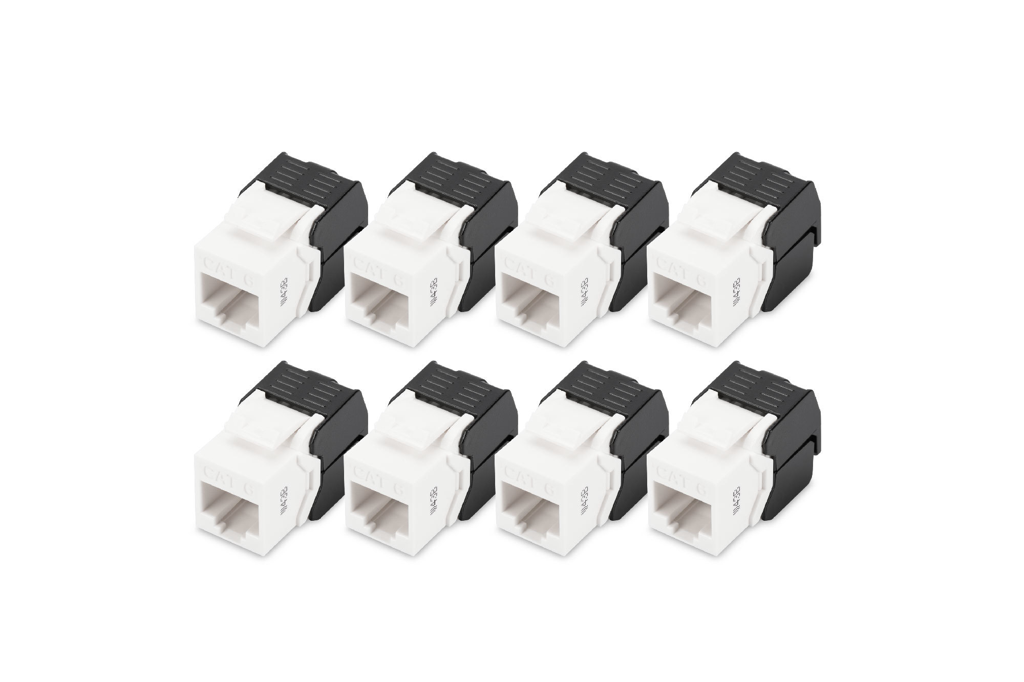 DIGITUS DN-93603-8 CAT 6 Keystone Modul, ungeschirmt - 8 Stk. DIGITUS DN-93603-8 CAT 6 Keystone Modul, ungeschirmt - 8 Stk.