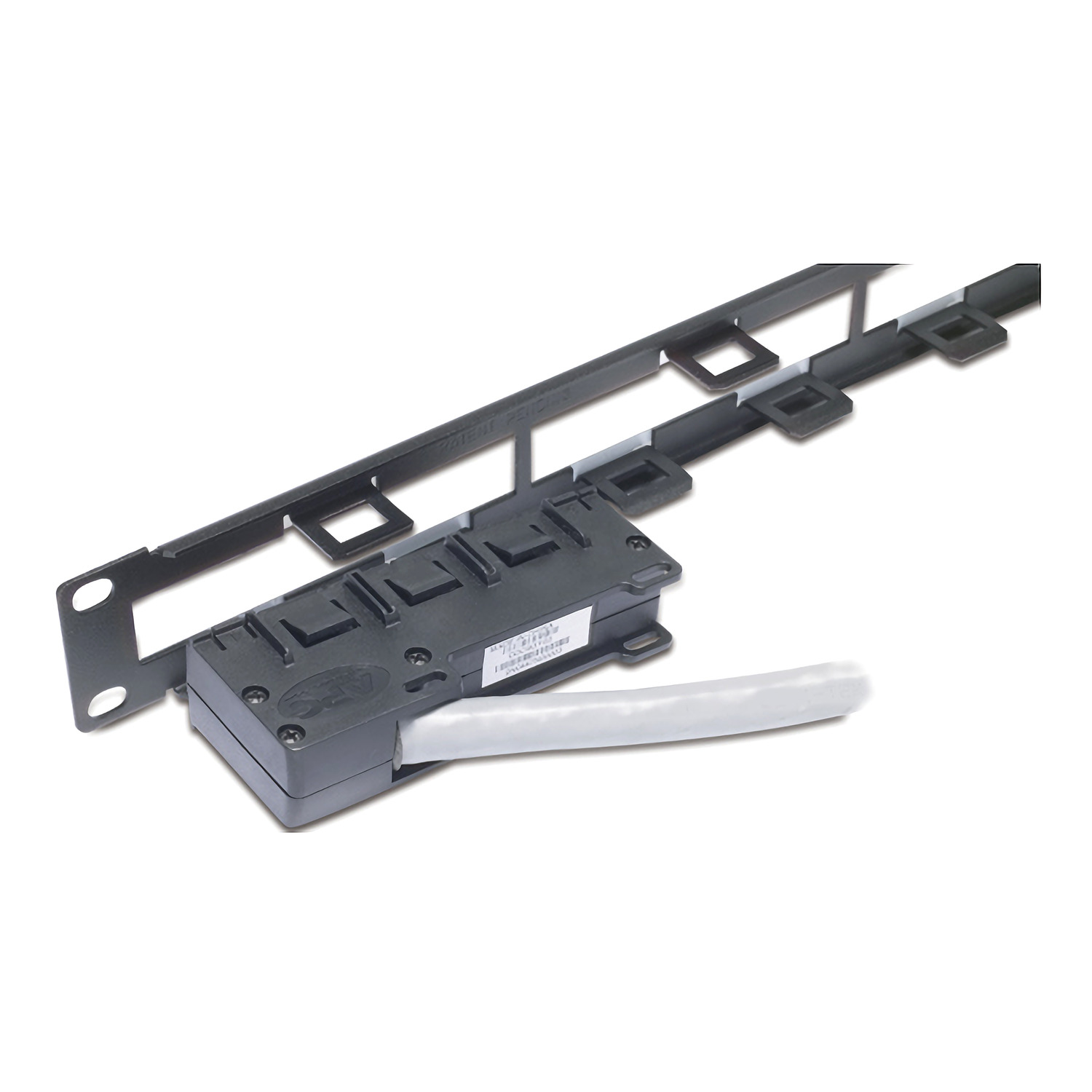 Patchpanel, Rackmount, Streifen, Kabel, Modul
