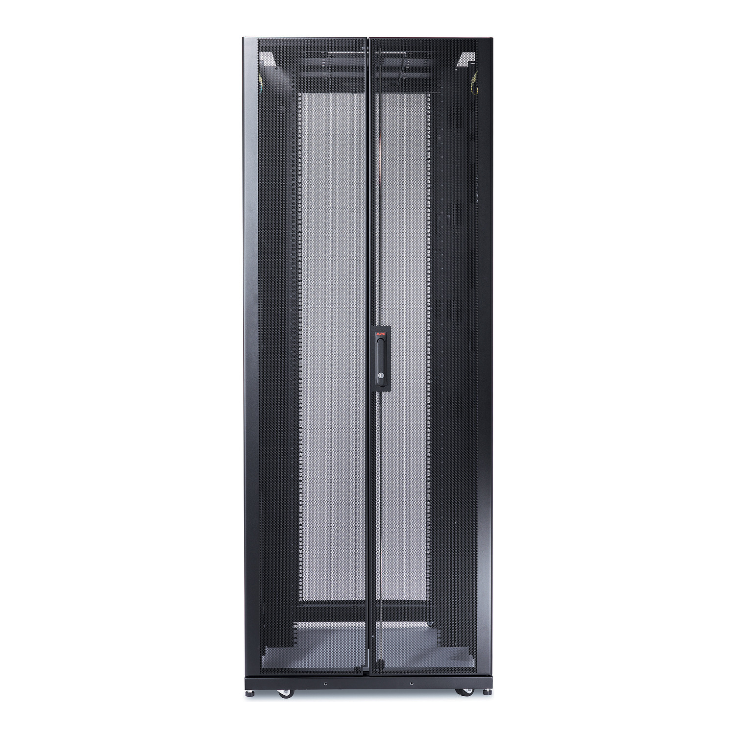 Serverrack, Netzwerkrack, Gehäuse, Mesh-Türen, Schloss）