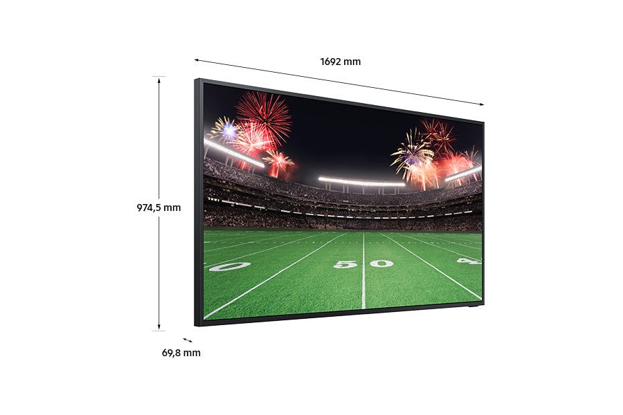 Samsung TV GQ75LST7D  75" Terrace-TV  (2025´er Modell) Bildschirm, Computer-Hardware, Computerausrüstung, Überwachen, FERNSEHER