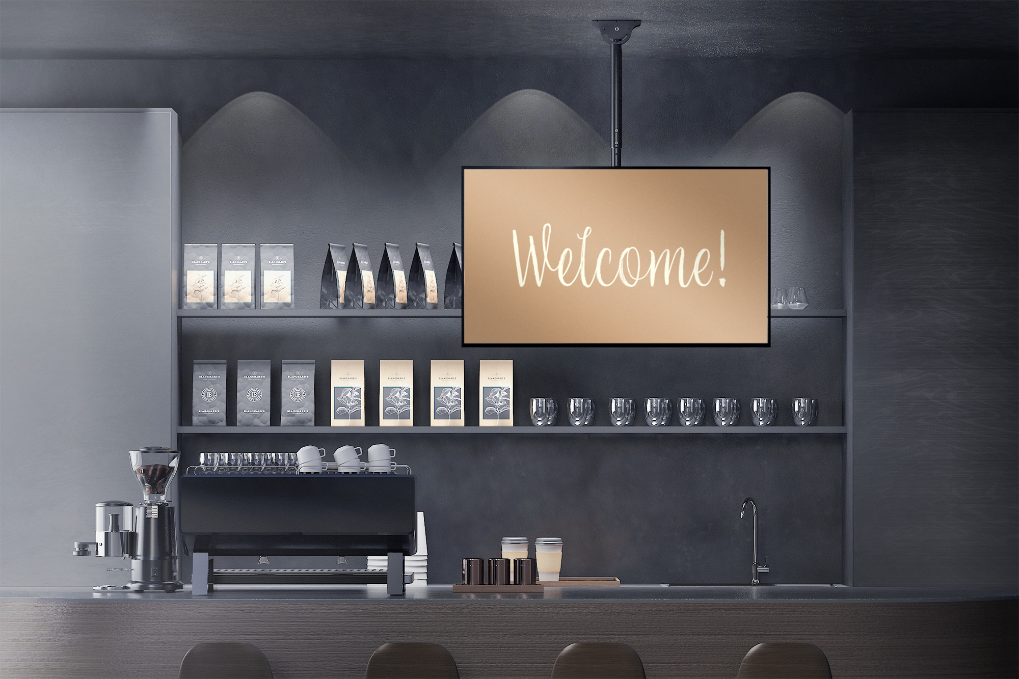 kaffee, espresso, maschine, barista, tasse