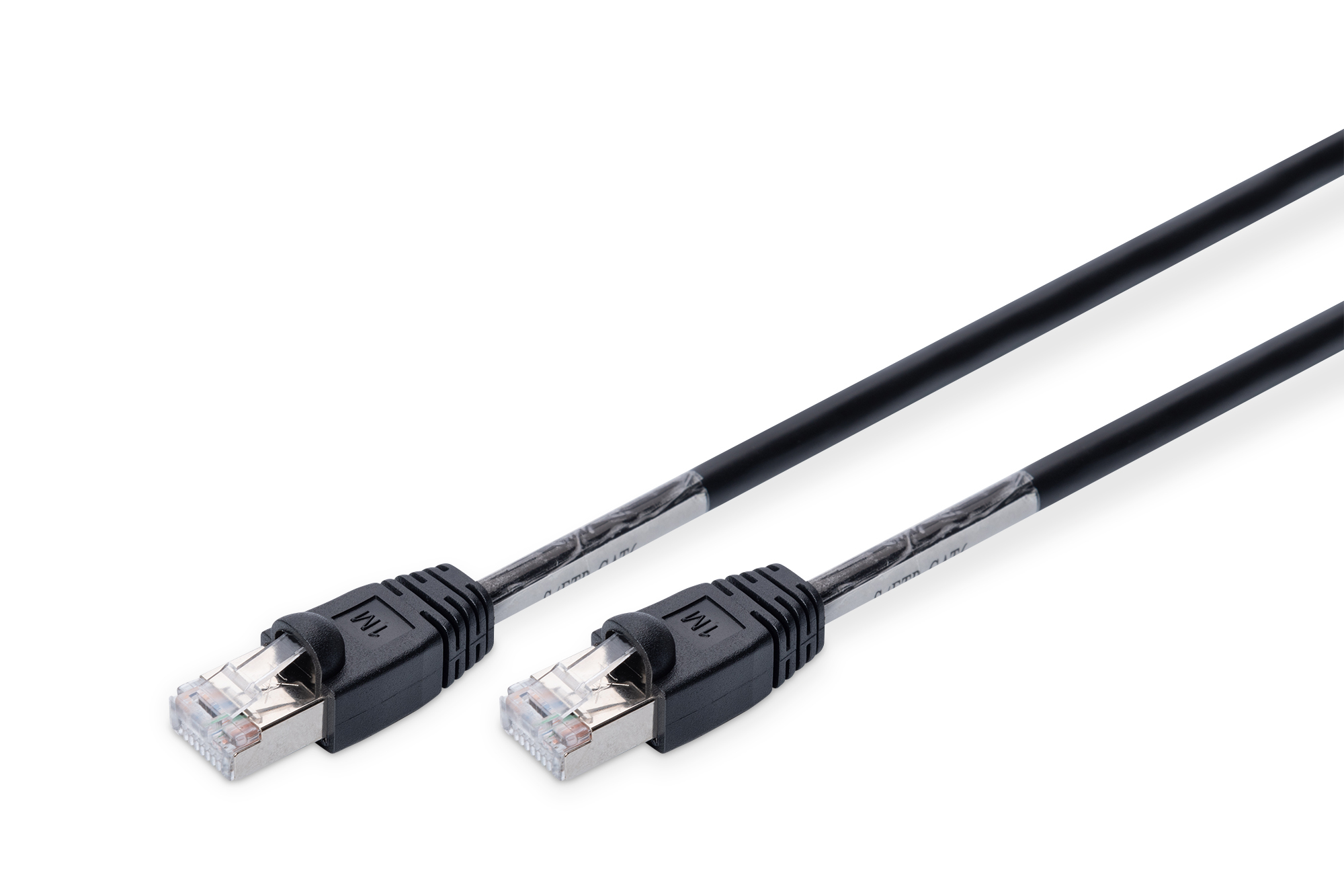 DIGITUS DK-1644-010/BL-OD CAT 6 S/FTP Outdoor-Patchkabel, PE Kabel, Mace Club, Waffe