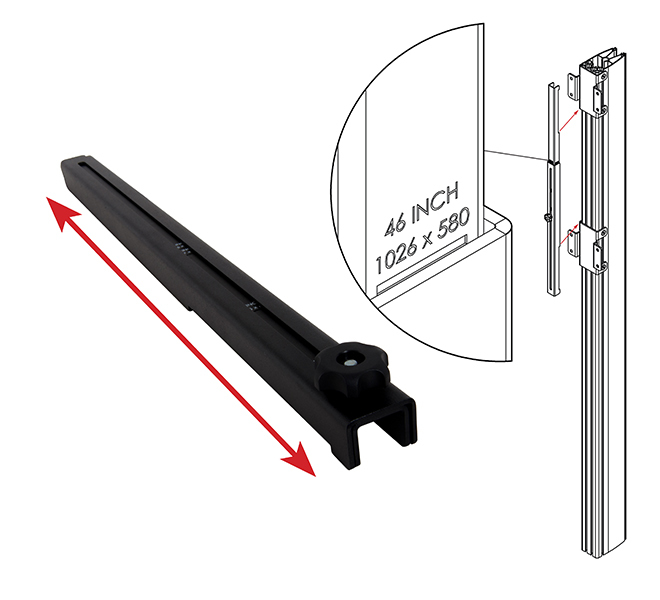 B-TECH System2 Bildschirm Justagehilfe  BT8390-SP/B