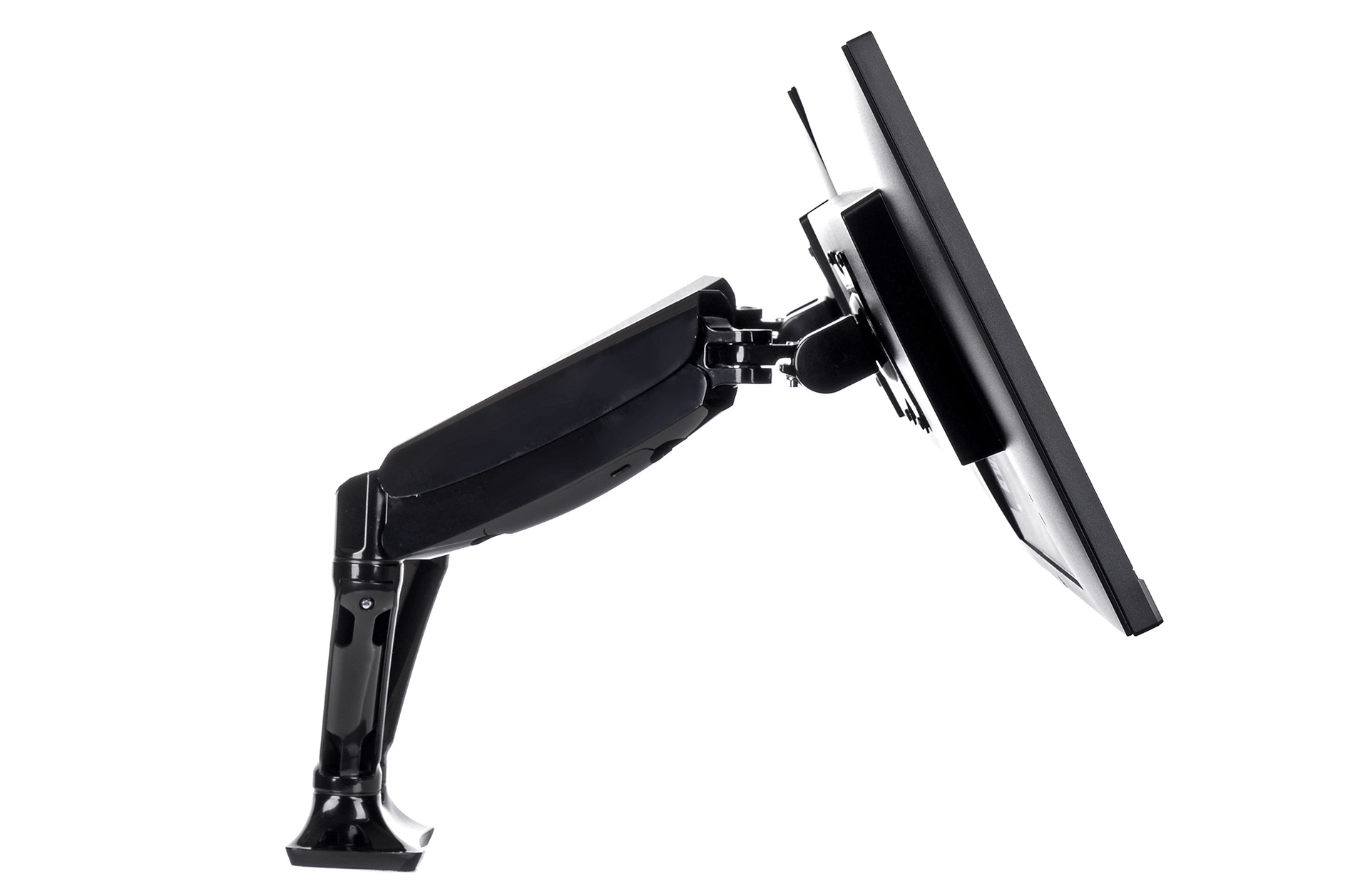 monitor, halterung, arm, schwarz, monitorhalterung