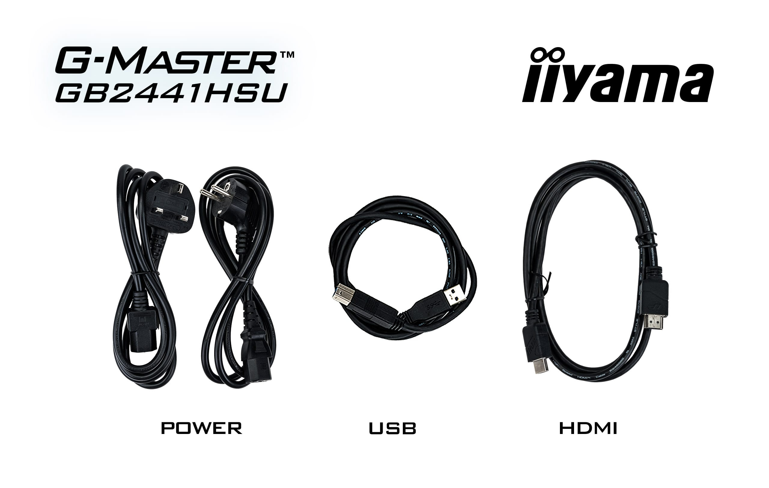 Kabel, USB-Kabel, HDMI-Kabel, Netzstromkabel, G-Master Zubehör