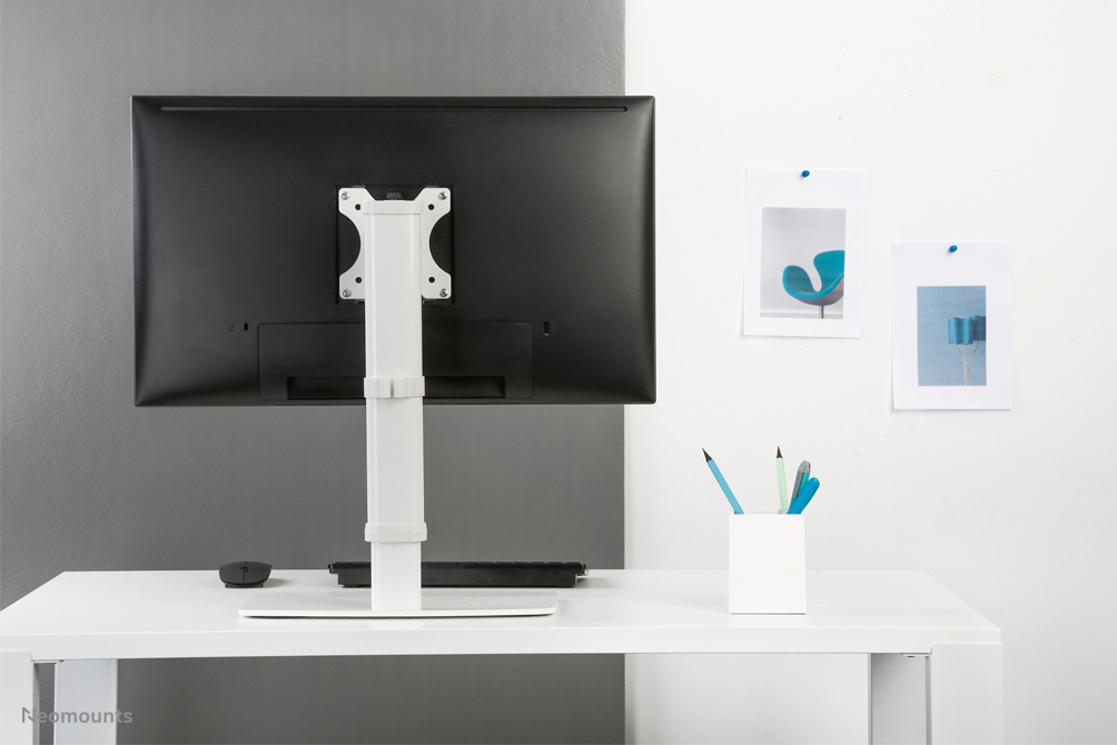 Neomounts Monitor-Tischhalterung - Freistehend - 6 kg - 25,4 cm (10") - 76,2 cm (30") - 100 x 100 mm - Weiß