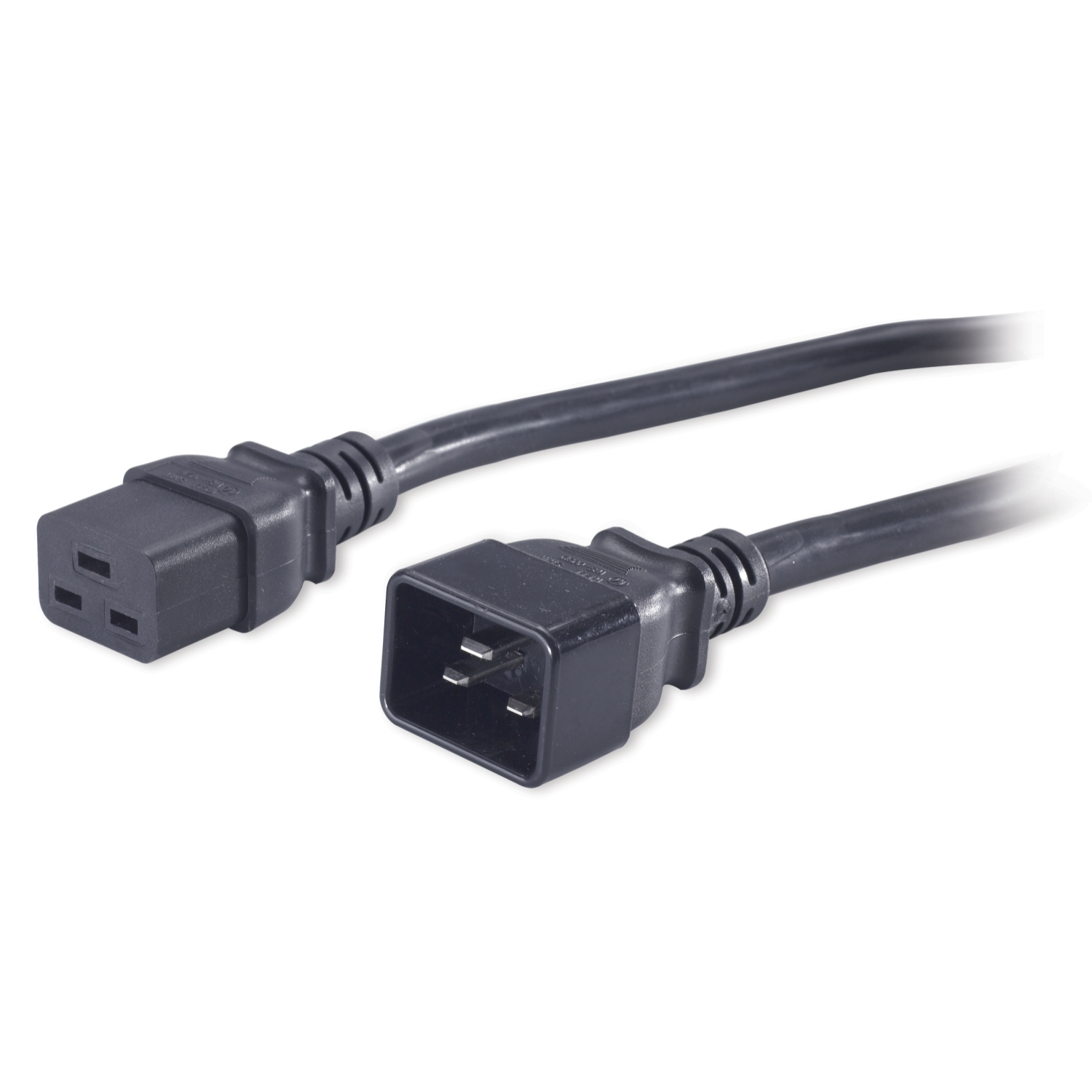 IEC C13, IEC C14, Stromkabel, Netzkabel, Flache Stecker