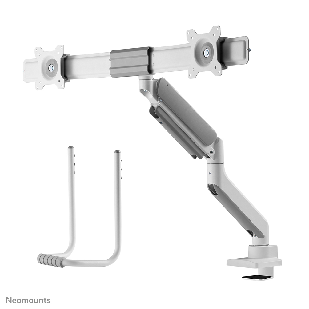 Neomounts Monitor-Tischhalterung - Klemme /Bolzen - 8 kg - 43,2 cm (17 Zoll) - 81,3 cm (32 Zoll) - 100 x 100 mm - Weiß