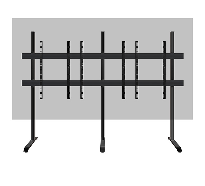 B-TECH SYSTEM X - Floor Stand For LG 163inch All-In-One dvLED Displays BT83LG163-S/BB B-TECH SYSTEM X - Floor Stand For LG 163inch All-In-One dvLED Displays BT83LG163-S/BB