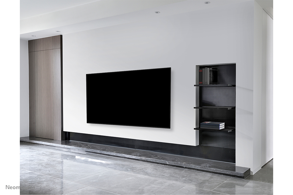 Neomounts TV-Wandhalterung - 109,2 cm (43 Zoll) - 2,18 m (86 Zoll) - 70 kg - 100 x 100 mm - 800 x 400 mm - Schwarz