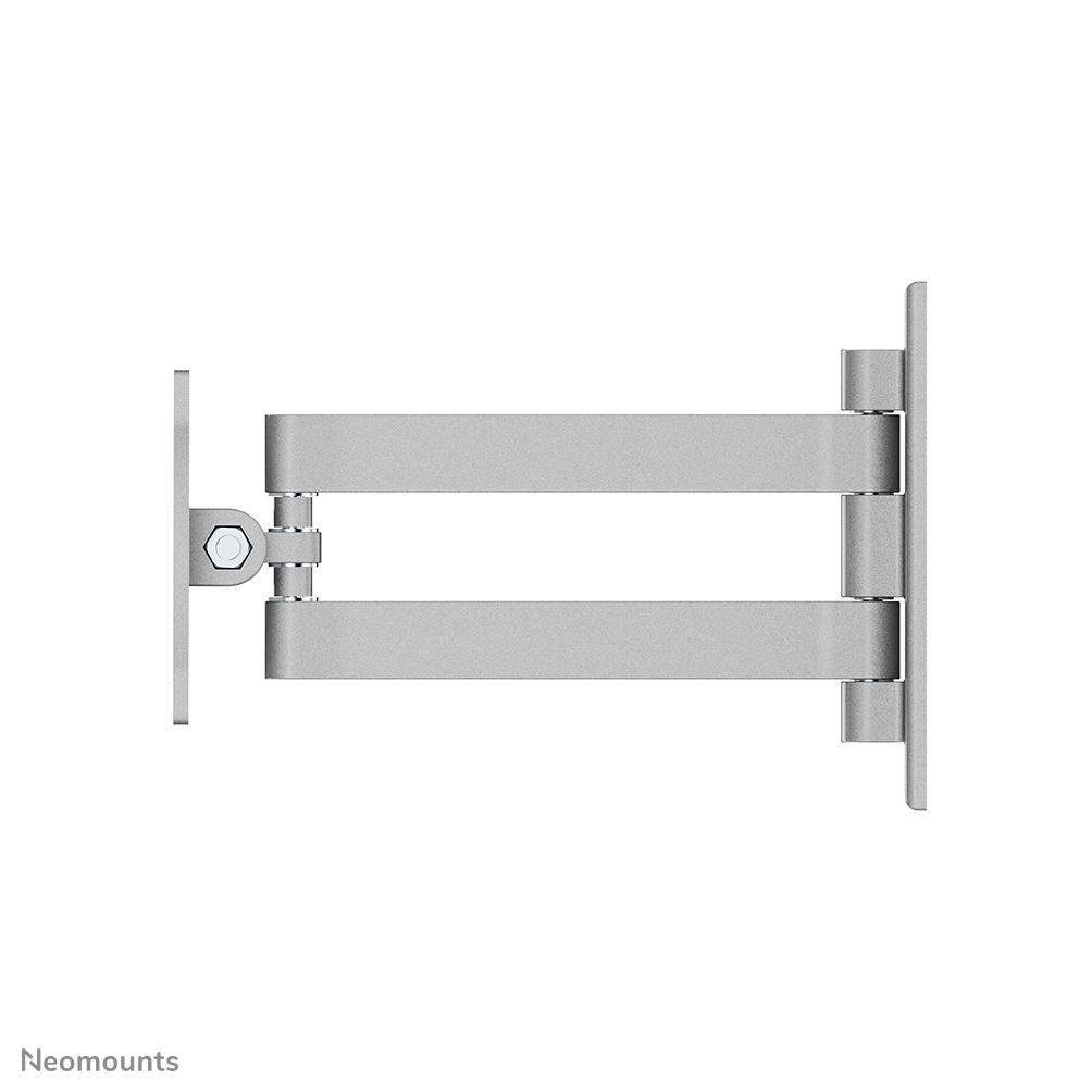 TV-Wandhalterung, Schwenkarm, Metall, Silber, Doppelarm