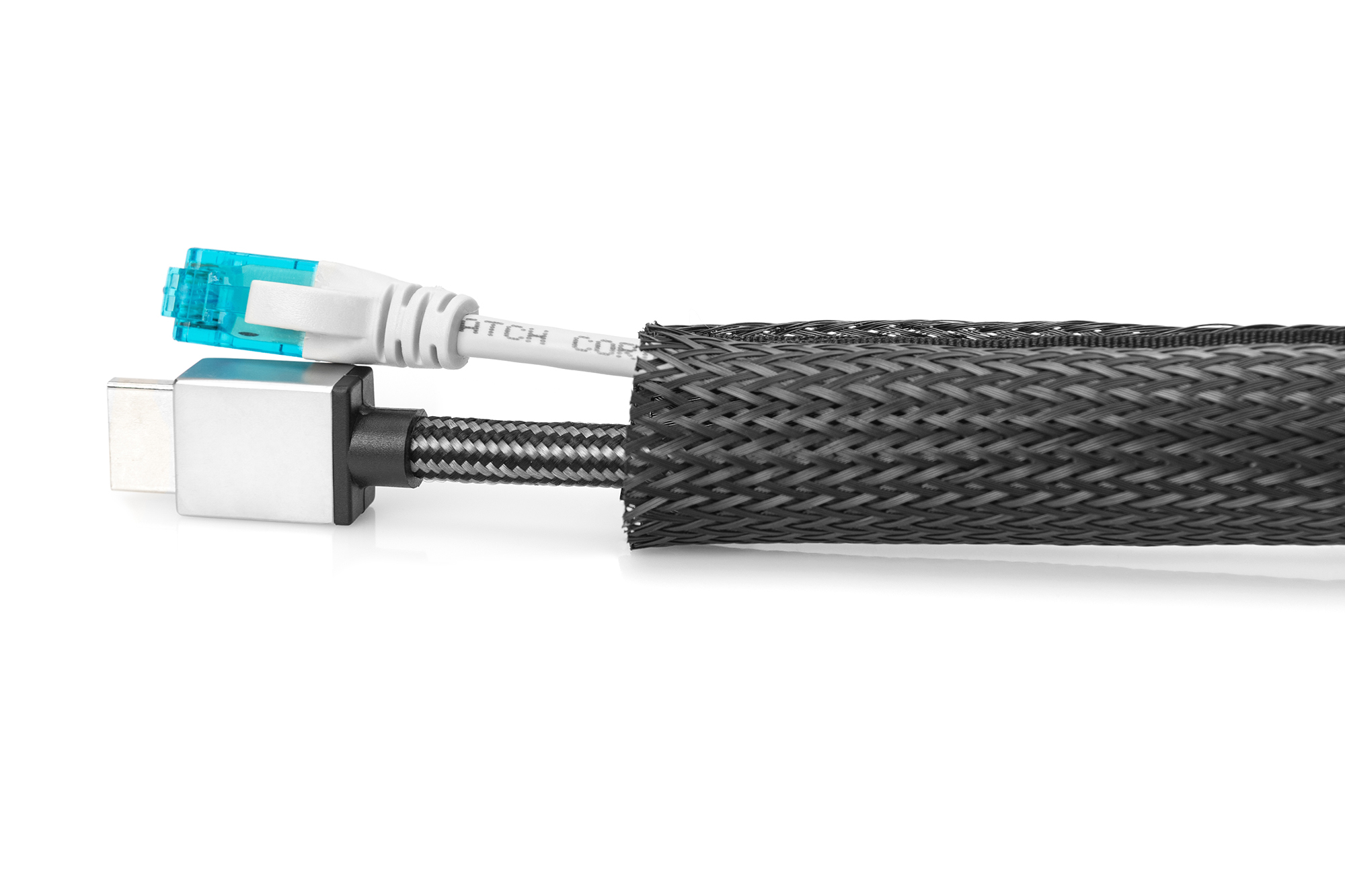 DIGITUS DA-90507 Flexibler Kabelschlauch mit Klettverschluss