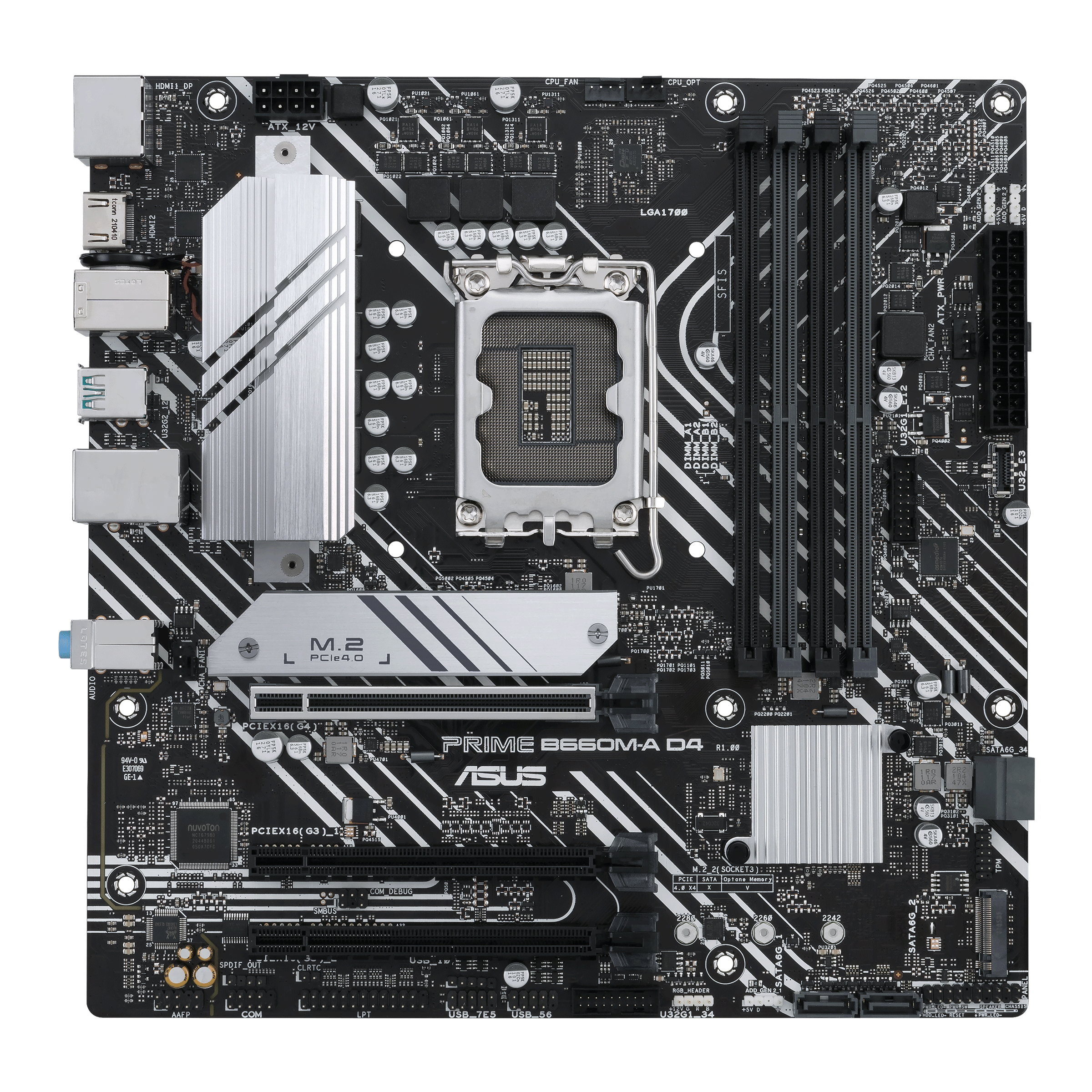 ASUS PRIME B660M-A D4 Intel B660 LGA 1700 micro ATX