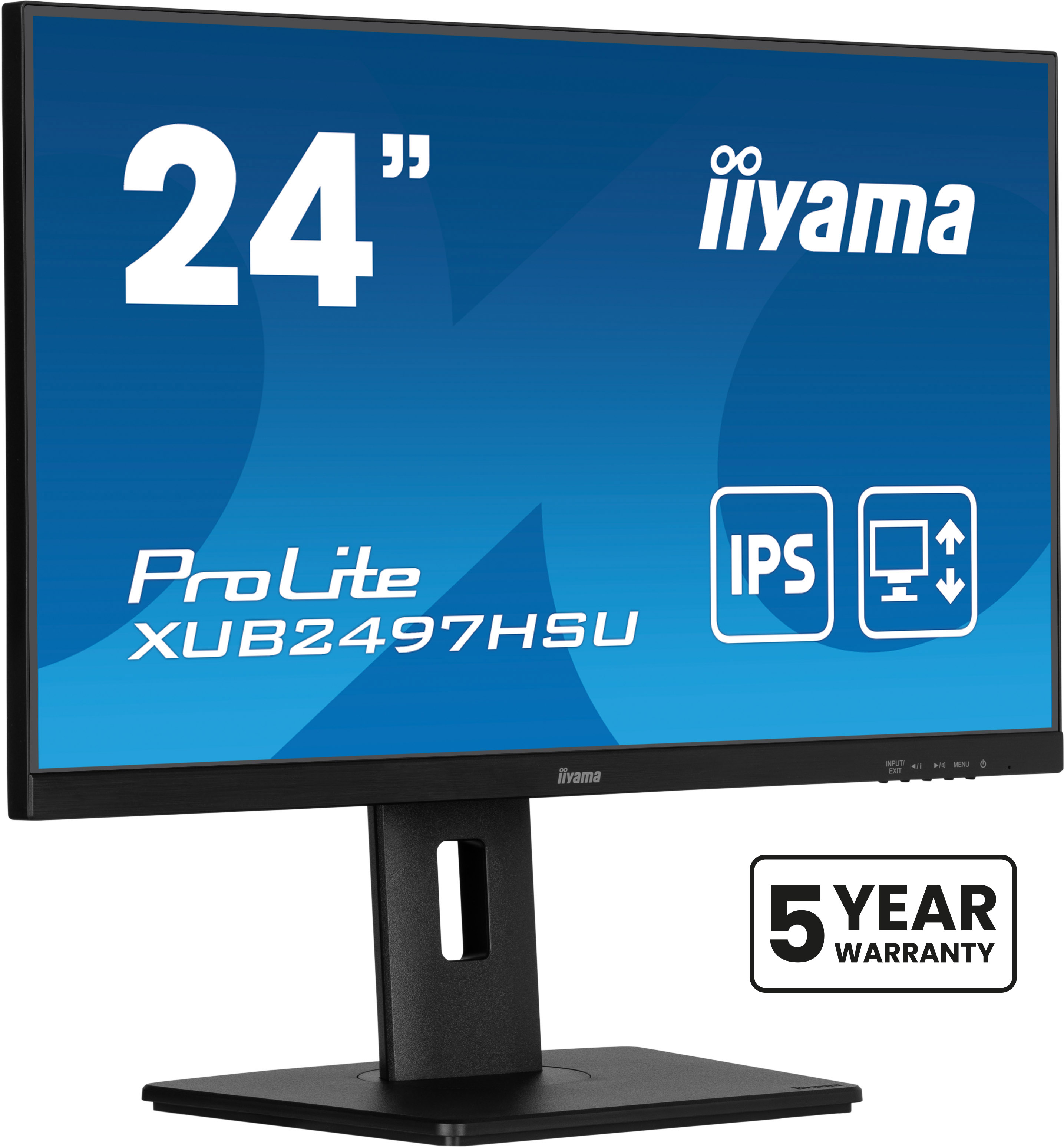 IIYAMA Monitor XUB2497HSU-B2 inkl. 5 Jahre Hersteller-Garantie Computerausrüstung, Überwachen, Bildschirm, FERNSEHER