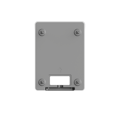 grau, wandhalter, schelle, metall, montage