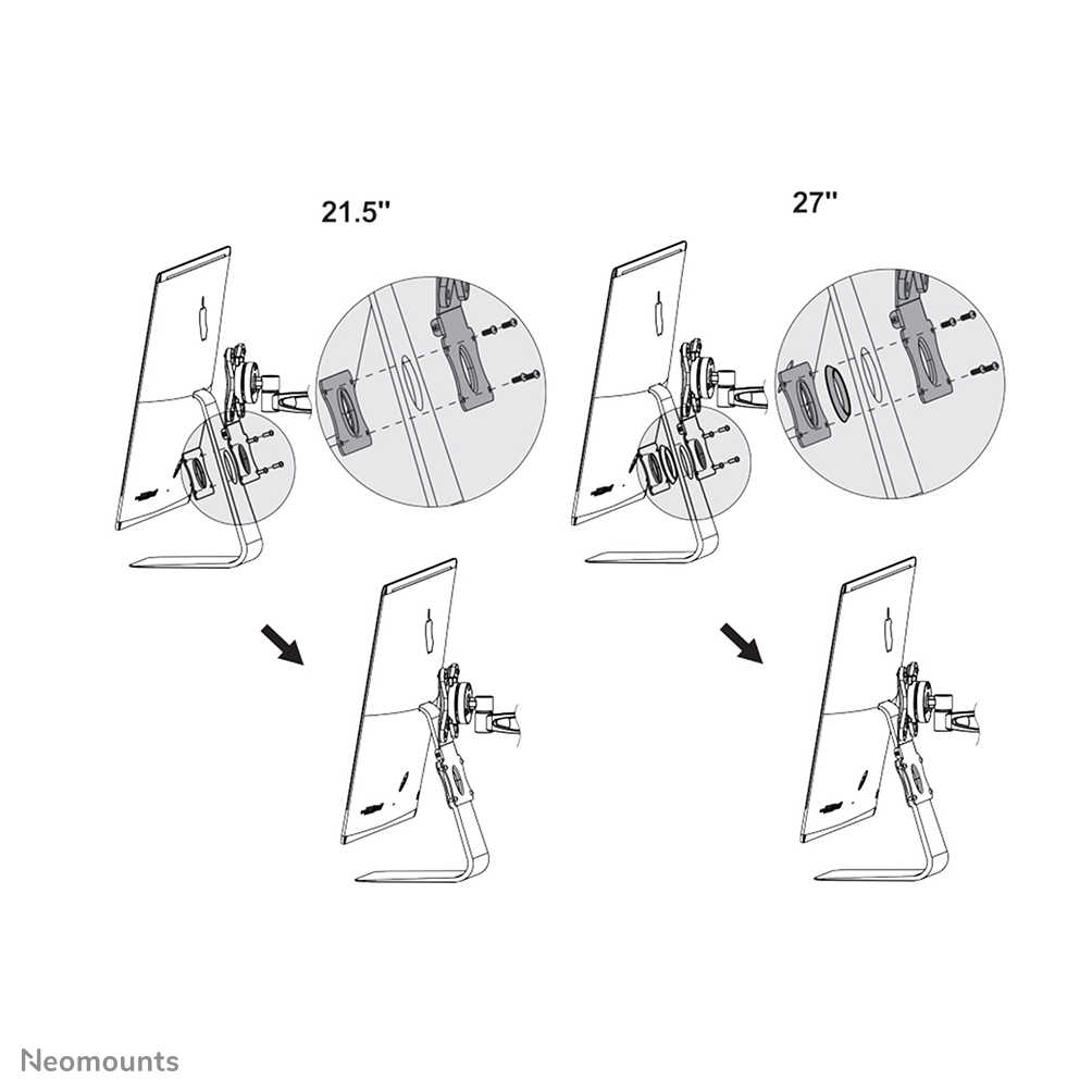Neomounts FPMA-VESAMAC2127 iMac VESA-Adapter Neomounts FPMA-VESAMAC2127 iMac VESA-Adapter