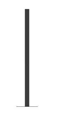 lamp post, pole, vertical, stand, gray