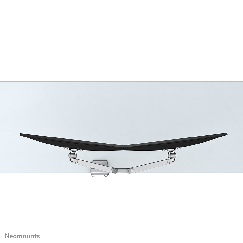 Neomounts Monitor-Tischhalterung - Klemme /Bolzen - 8 kg - 25,4 cm (10 Zoll) - 81,3 cm (32 Zoll) - 100 x 100 mm - Silber