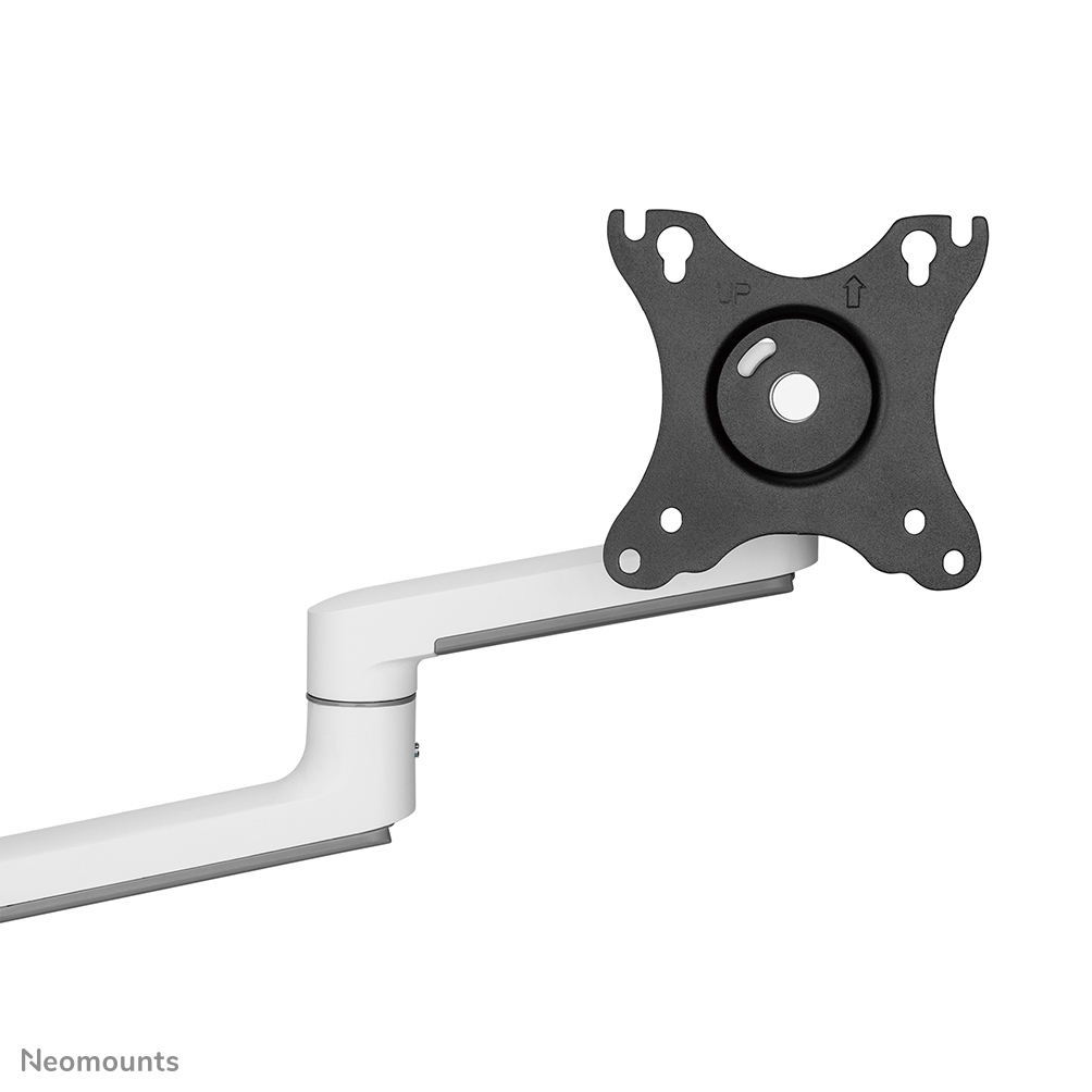 Neomounts Monitor-Tischhalterung - Klemme /Bolzen - 8 kg - 43,2 cm (17") - 68,6 cm (27") - 100 x 100 mm - Weiß