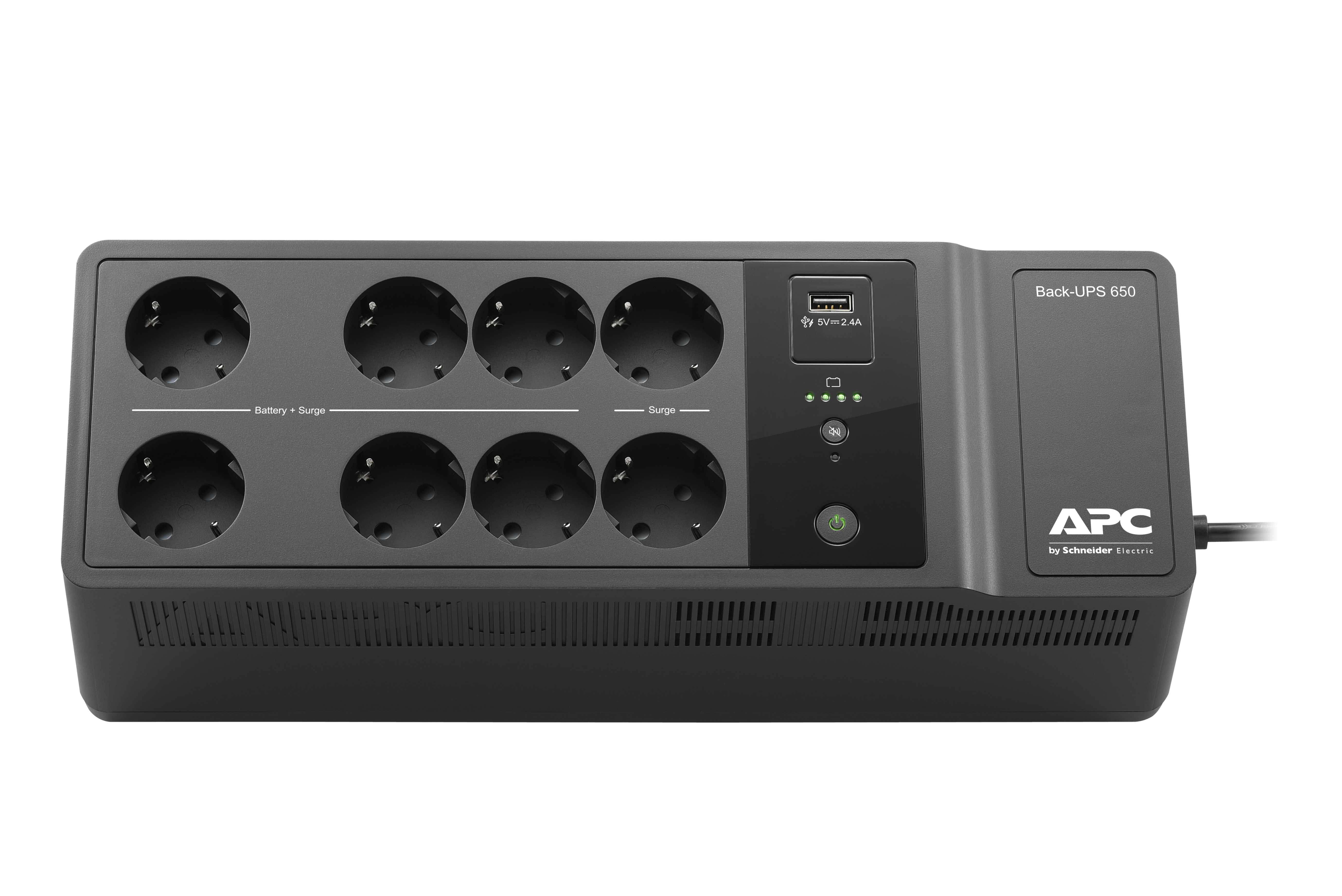 USV, 8 Steckdosen, USB-Port, Back-UPS 650, Schneider Electric