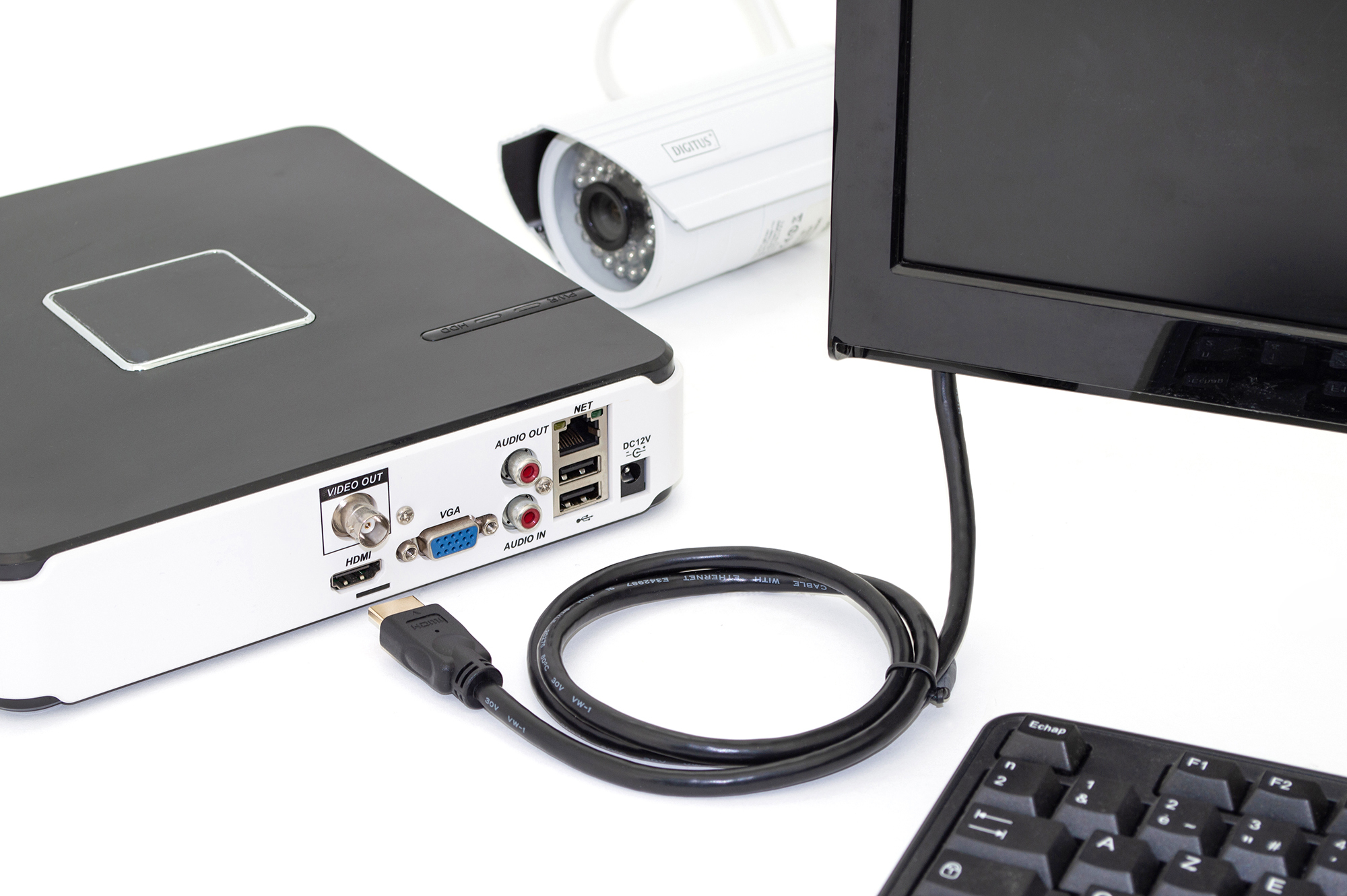 DIGITUS HDMI Premium High Speed Anschlusskabel, Typ A St/St, 5.0m, Ethernet