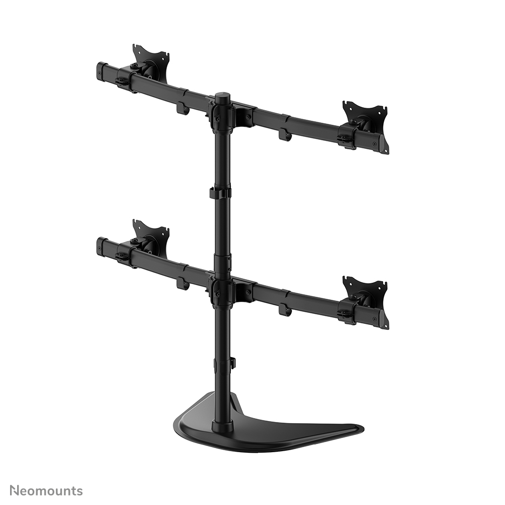 Monitorarm, Doppelarm, Wandhalterung, verstellbar, schwarz