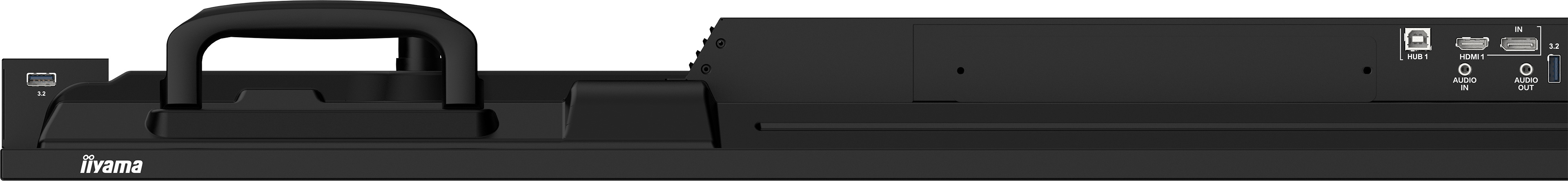 verstellbarer Halter, Monitorarm, schwarz, USB-C Hub, HDMI Anschlüsse