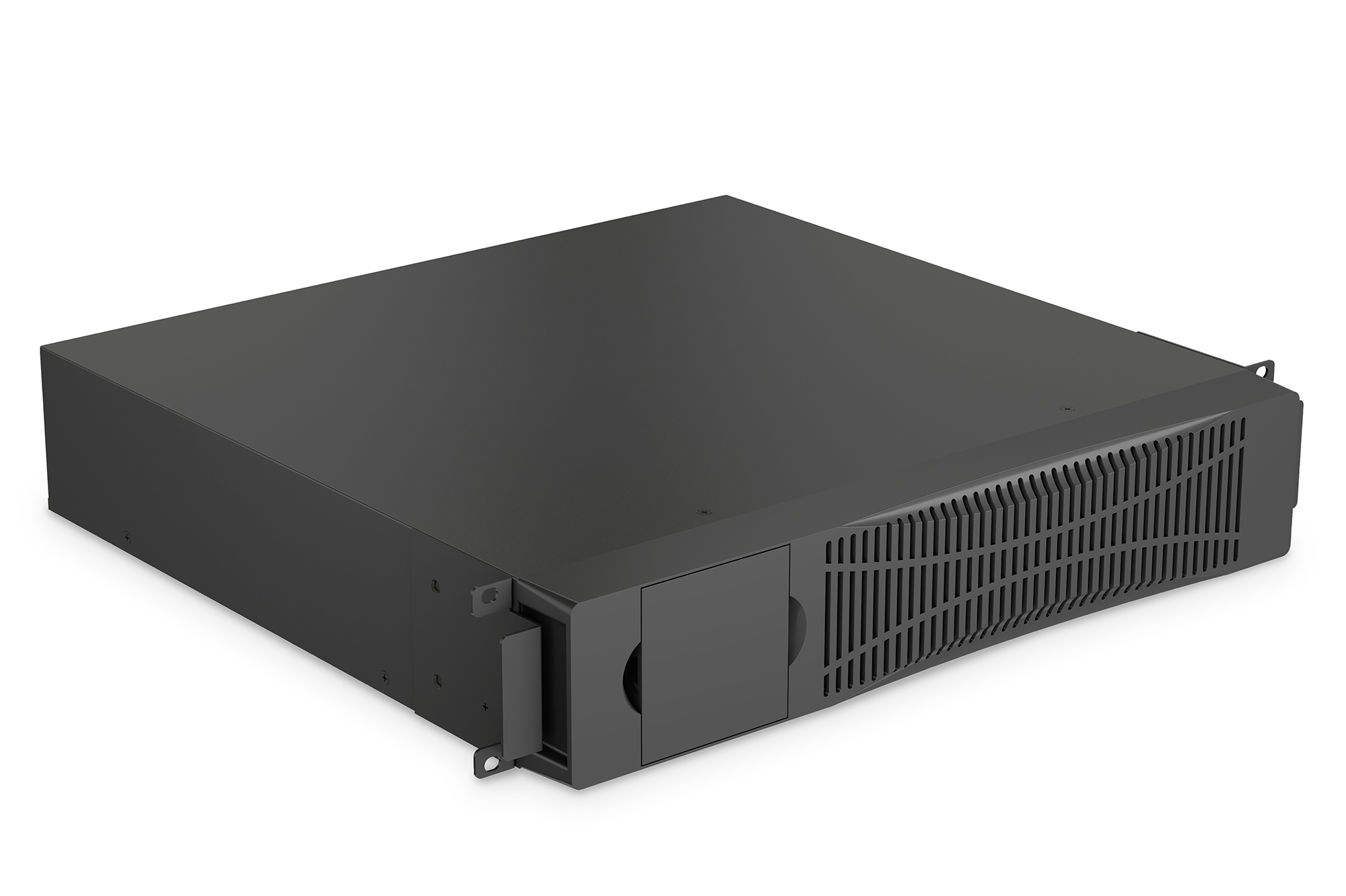 server, rackmount, Stromversorgung, Metallgehäuse, belüftete Front