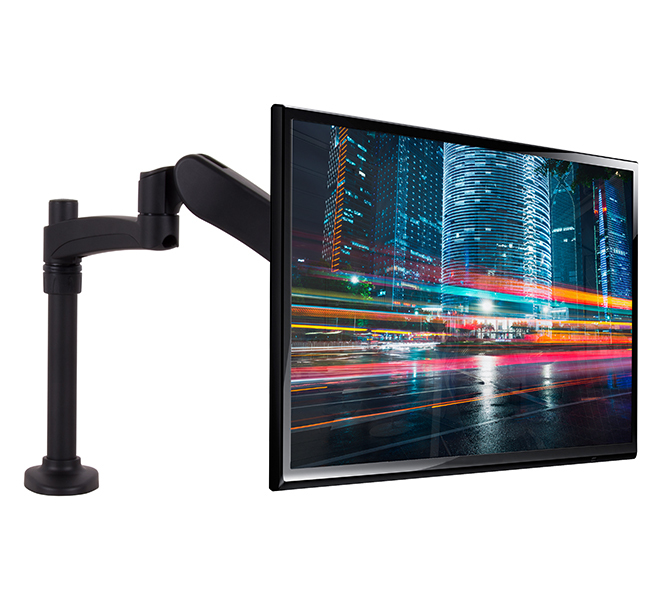 B-TECH Tischhalter mit zwei Gelenkarmen BT7383/B  für ein Display