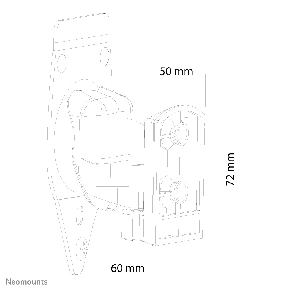 Neomounts speaker?wall mount NM-WS300WHITE - Befestigungskit für Lautsprecher - weiß