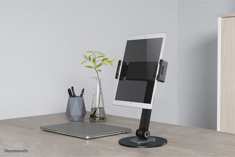 Neomounts Tablet-Ständer - Handy/Smartphone - Tablet/UMPC - Passive Halterung - Tisch/Bank - Schwarz