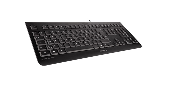Cherry Tastatur KC 1000 (JK-0800GB-0) schwarz | ITALIENISCH
