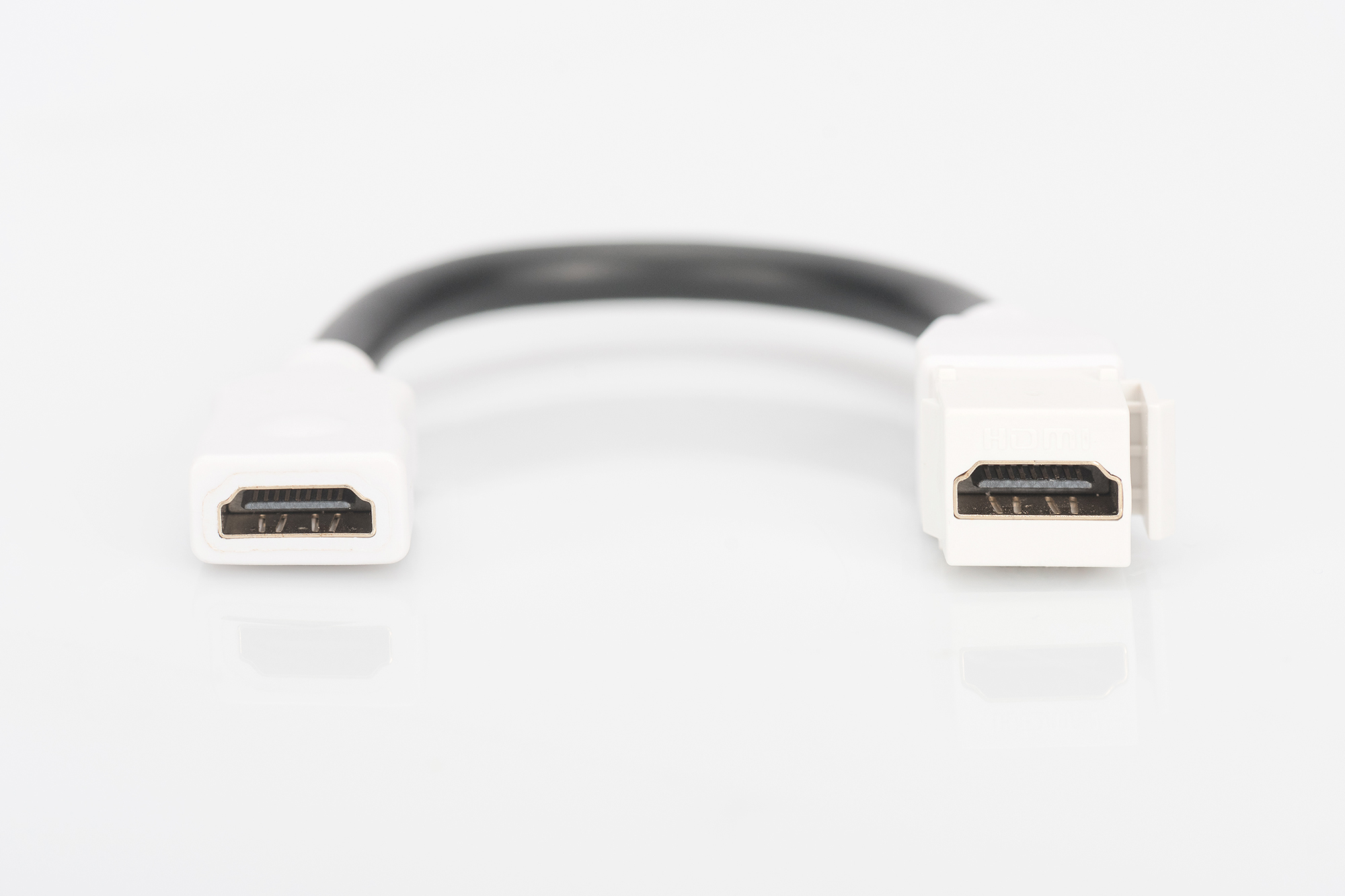 HDMI, Kabel, Adapter, Weiß, Kurz